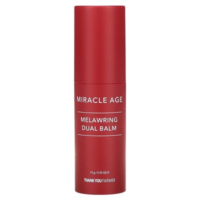 Dziękujemy rolnik, Miracle Age, Melawring Dual Balm, 0,35 uncji (10 g)