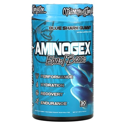 VMI Sports, Aminogex, EAAS/BCAAS, Blue Shark Gummy, 18,94 uncji (537 g)