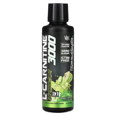 VMI Sports, L-carnitine 3000, babcia Apple, 16 fl oz (473 ml)