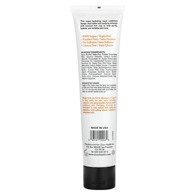 Zion Health, Claymask, Mango Shea, 4 Fl Oz (120 ml)