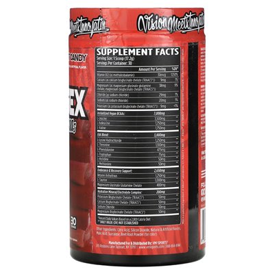 VMI Sports, Aminogex, EAAS/BCAAS, Candy Red Fruit, 18,2 uncji (516 g)
