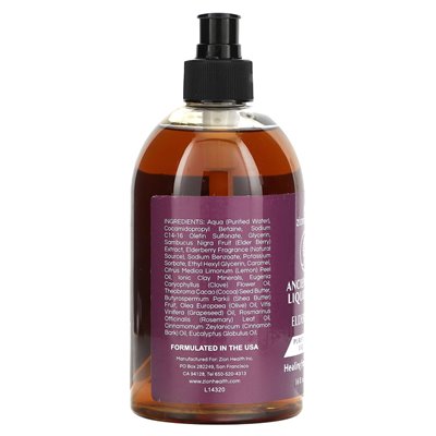 Zion Health, Ancient Clay Liquid Soap, Elderberry, 16 fl oz (473 ml) Zion Health, Ancient Clay Liquid Soap, Elderberry, 16 fl oz (473 ml)