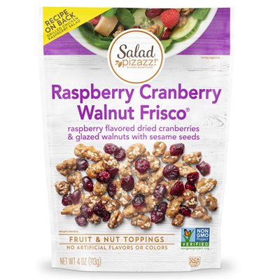 Salad Pizazz!, Fruit &amp Nut Toppers, Raspberry Cranberry Walnut Frisco, 4 uncje (113 g)