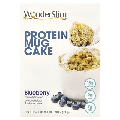 Wonderslim, protein cup, berry, 7 packs, 34 g each
