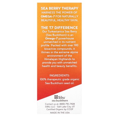 Sybu Beauty, Sea Berry Therapy, Sea Berry Seed Oil, 30 ml