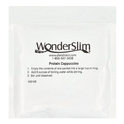 Wonderslim, Protein-Cappuccino, Creamy Original, 7 Packungen, je 1,6 oz (17 g)