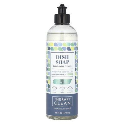 Terapia czystość, mydło naczynia, jałowca i cytryna, 16 fl Oz (473 ml)