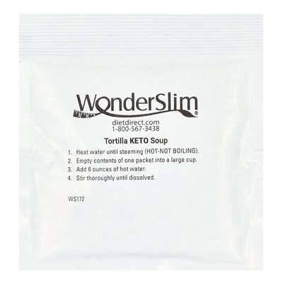 Wonderslim, Keto-Suppe, Tortilla, 7 Packungen, 0,36 oz (10 g) Wonderslim, Keto-Suppe, Tortilla, 7 Packungen, 0,36 oz (10 g)