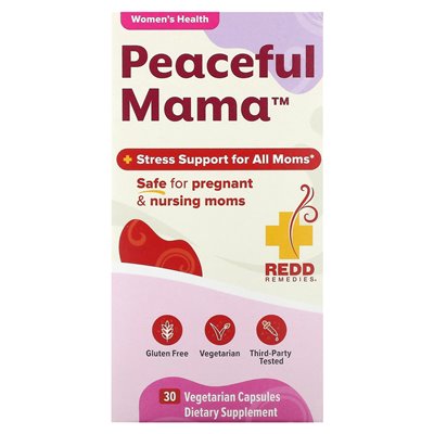 Redd Remedies, spokojna mama, 30 kapsułek wegetariańskich Redd Remedies, spokojna mama, 30 kapsułek wegetariańskich
