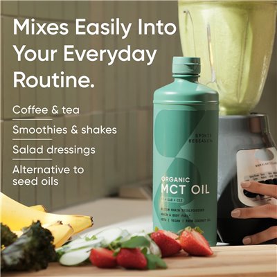 Sports Research, Organic MCT Oil, 32 Fl Oz (946 ml)