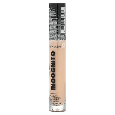Wet N Wild, Megalast, Incognito, całodniowy korektor pełny, 1111899 Light Beige, 0,18 fl oz (5,5 ml) Wet N Wild, Megalast, Incognito, całodniowy korektor pełny, 1111899 Light Beige, 0,18 fl oz (5,5 ml)