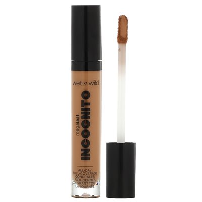 Wet N Wild, Megalast, Incognito, All Day Full Coverage Concealer, 1114053 Tan Deep, 1.12 oz (31.75 g) Wet N Wild, Megalast, Incognito, All Day Full Coverage Concealer, 1114053 Tan Deep, 1.12 oz (31.75 g)