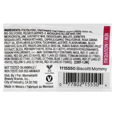 Wet n Wild, Rose, beruhigende Lippenfarbe, 1115550 Biscotti Mommy, 0,08 oz (2,4 g)