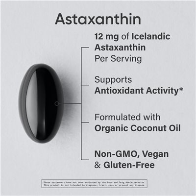 Sports Research, Astaksantyna, 12 mg, 60 Wegetariańskich Softgeli Sports Research, Astaksantyna, 12 mg, 60 Wegetariańskich Softgeli