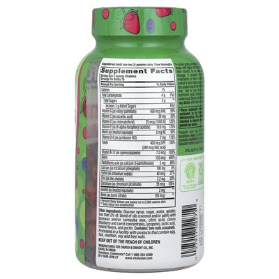 VitaFusion, Multi Dla Kobiet, Wielowitaminowy, Naturalny Borówkowy, 150 Gumiś VitaFusion, Multi Dla Kobiet, Wielowitaminowy, Naturalny Borówkowy, 150 Gumiś