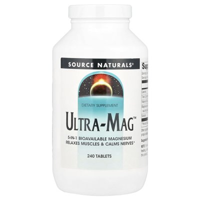 Źródło Naturals, Ultra-Mag ™, 240 tabletek