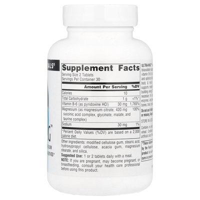 Źródło Naturals, Ultra-Mag ™, 60 tabletek