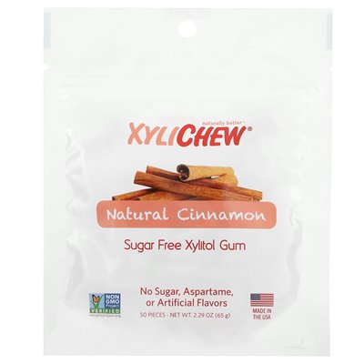 XyliDENT, Xylichew, natürlicher Zimt, 50 Stück, 2,29 oz (65 g)