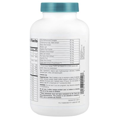 Źródło Naturals, Wellness Formula®, Advance Formne Support, 180 tabletek