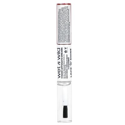 Wet N Wild, Megalast, Lock 'N' Shine, Lippenfarbe + Gloss, 1115491 Affogato Dreams, 0,26 fl oz (8 ml)