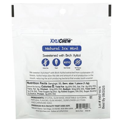 Xylident, Xylichew, Natürliche Eisminze, 50 Stück, 2,29 oz (65 g)
