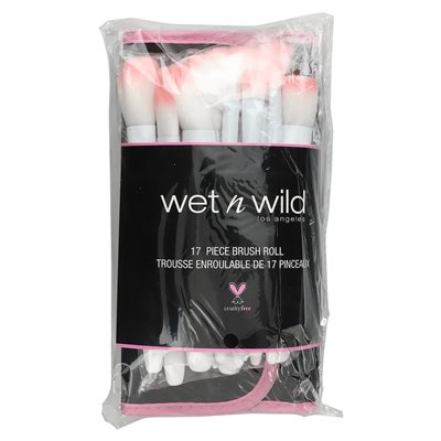 Wet n Wild, 17-teilige Pinselrolle, 17-teilige Kollektion