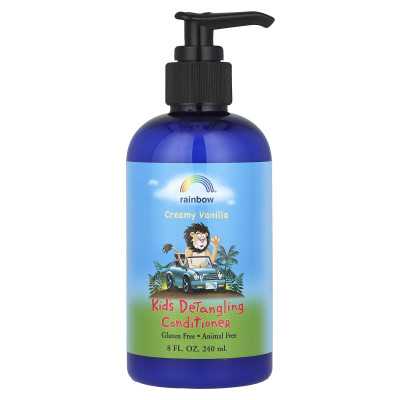 Rainbow Research, Kid's Disangling Conditioner, dla wieku 2 i więcej, kremowa wanilia, 8 fl oz (240 ml)