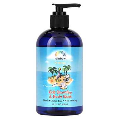 Rainbow Research, Kid's Shampoo &amp Body Wash, Ages 2 and Up, oryginał, 12 Fl Oz (360 ml)