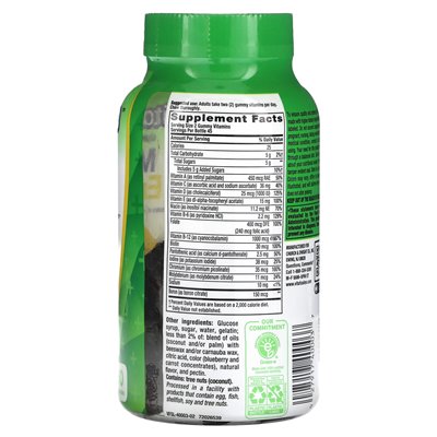 Vitafusion, Multi + Energy, Raspberry + Black Tea, 90 Gummies