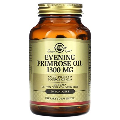 Solgar, Evening Primrose Oil, 1300 mg, 60 soft