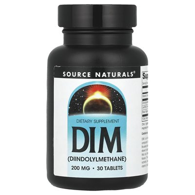 Źródło Naturals, Dim, 200 mg, 30 tabletek
