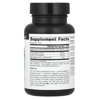 Źródło Naturals, Dim, 200 mg, 30 tabletek