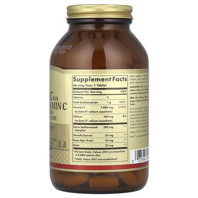 Solgar, Ester-C® Plus, witamina C, 1000 mg, 180 tabletek Solgar, Ester-C® Plus, witamina C, 1000 mg, 180 tabletek