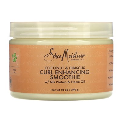 Sheamoisture, Curl Emphcing Smoothie, Coconut &amp Hibiscus, 12 uncji (340 g)