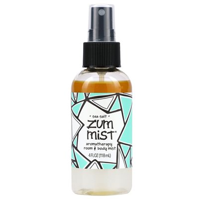 ZUM, Zum Mist, Aromaterapia Pokój & Spryskujący Ciężar, Sól Morska, 4 uncji (118 ml)