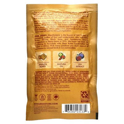 Sheamoisture, Manuka Honey &amp Mafura Oil Intensive Hydration Hair Masque, 2 uncje (57 g)