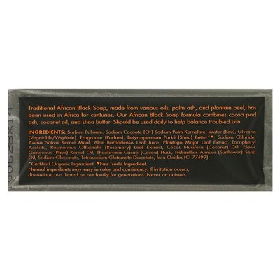 Sheamoisture, African Black Bar mydła z owiewem, aloes i witamina E, 8 uncji (227 g) Sheamoisture, African Black Bar mydła z owiewem, aloes i witamina E, 8 uncji (227 g)