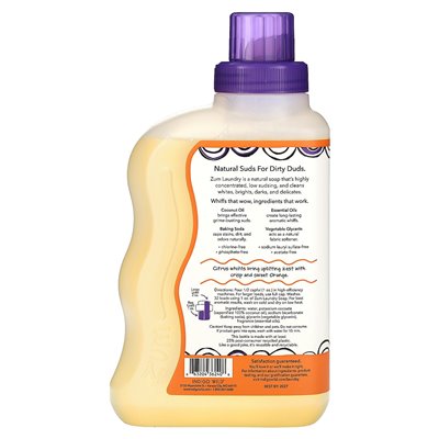 Zum, mydło pralni, słodka pomarańcza, 32 fl oz (0,94 l)