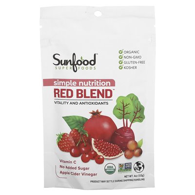 Sunfood, Simple Nutrition, Red Blend, 4 oz (113 g) Sunfood, Simple Nutrition, Red Blend, 4 oz (113 g)