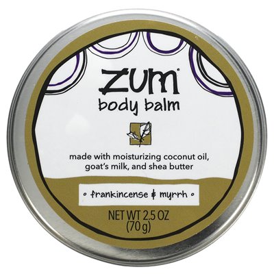 Zum, Body Balm, kadzidło i Myrrh, 2,5 uncji (70 g)