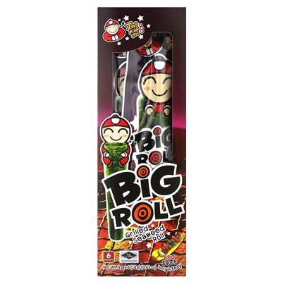 Tao Kae Noi, Big Roll, grillowana bułka z wodorostów, sos grillowy, 6 pakietów, 0,11 uncji (3 g)
