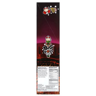 Tao Kae Noi, Big Roll, grillowana bułka z wodorostów, sos grillowy, 6 pakietów, 0,11 uncji (3 g)