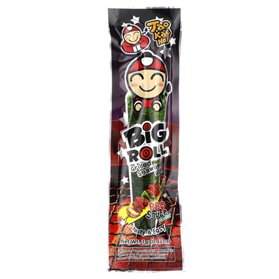Tao Kae Noi, Big Roll, grillowana bułka z wodorostów, sos grillowy, 6 pakietów, 0,11 uncji (3 g)