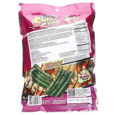 Tao Kae Noi, grillowana wodorosty Super Crisp, Wavy, kimchi, 0,84 uncji (24 g)