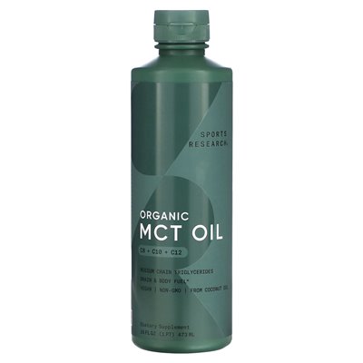 Sports Research, Organic MCT Oil, 16 Fl Oz (473 ml)