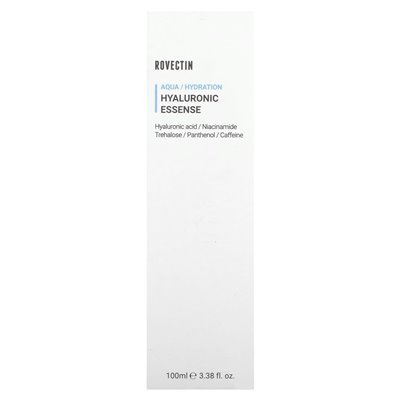 Rovectin, Aqua Hyaluronic Essence, 3,38 Fl Oz (100 ml)