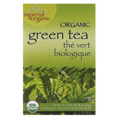 Uncle Lee's Tea, Imperial Organic, Bio-Grüntee, 18 Teebeutel, 1,14 oz (32,4 g)