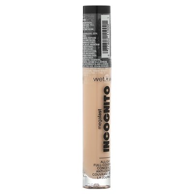 Wet n Wild, Megalast, Incognito, All Day Full Concealer, 1111900 Light Honey, 0.18 fl oz (5.5 ml) Wet n Wild, Megalast, Incognito, All Day Full Concealer, 1111900 Light Honey, 0.18 fl oz (5.5 ml)