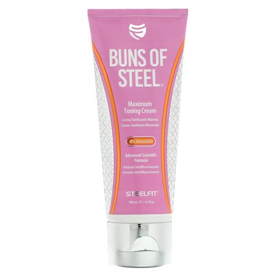 SteelFit, Buns Of Steel, Krem do Maksymalnego Ujędrniania, 3,4 uncji (100 ml)