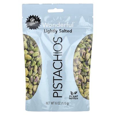 Cudowne pistacje, lekko solone, bez skorup, 6 uncji (170 g)